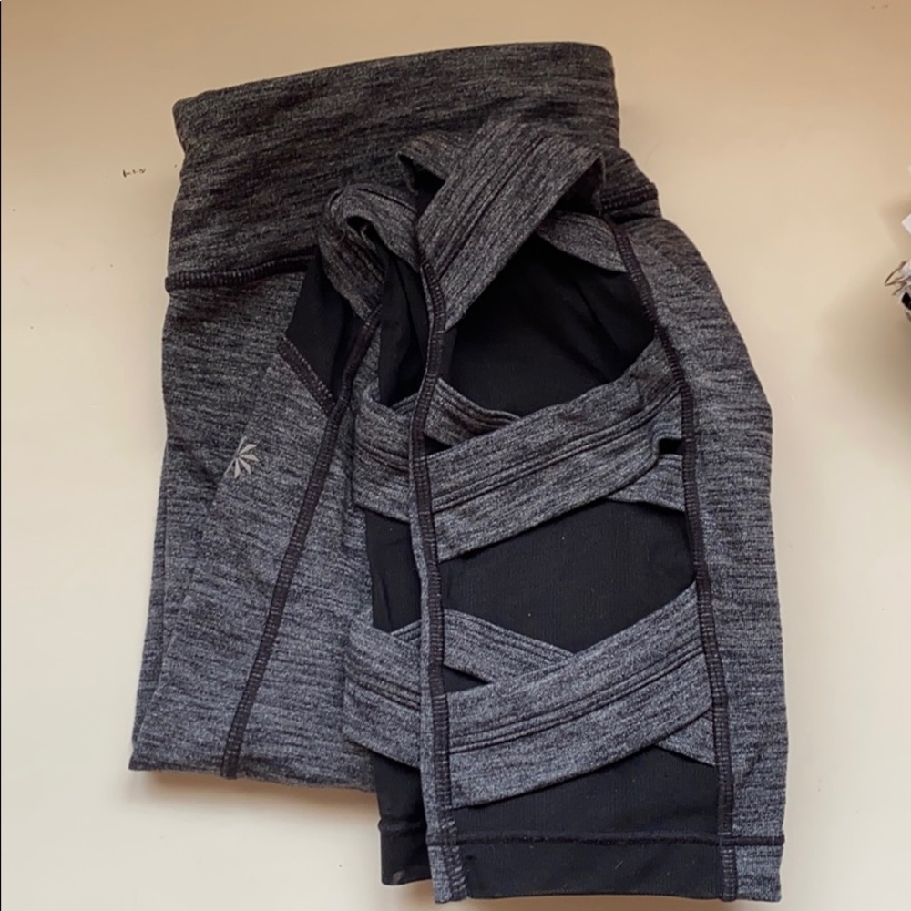 Athleta girl cross cross leggings